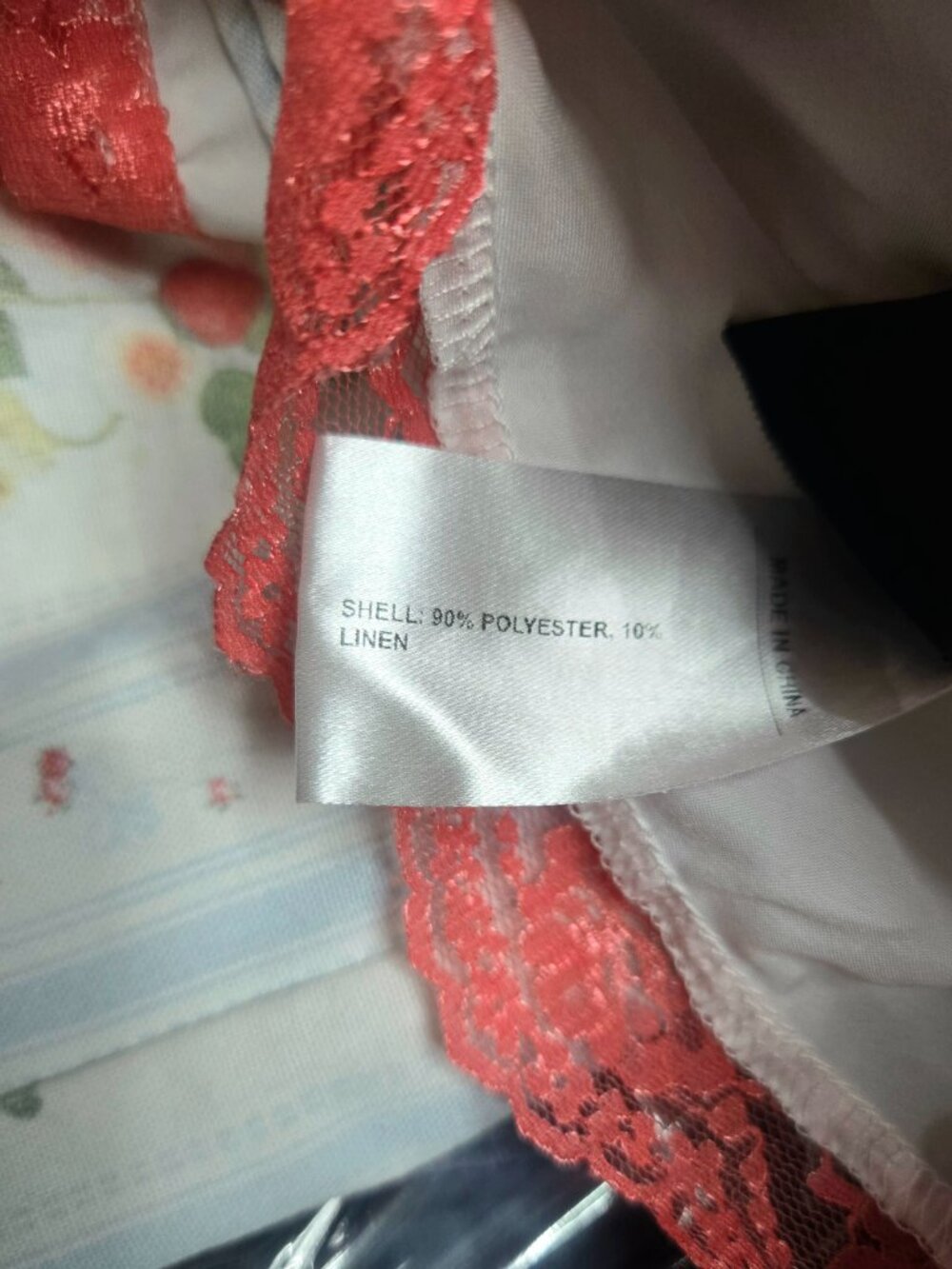 Cider Halter Dress Large Strawberry Floral Coquette Cottagecore Milkmaid - Picture 3 of 12